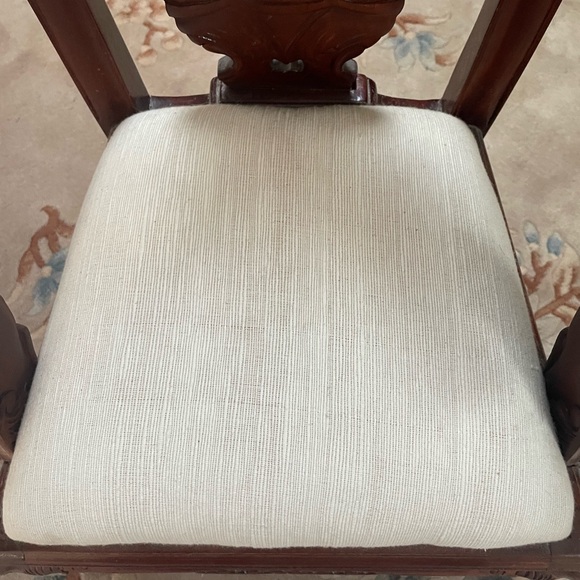 Child Wooden Seat with Cream Cushion - Picture 6 of 13